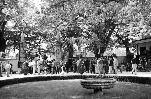 The shooting of "The Sound of Music"