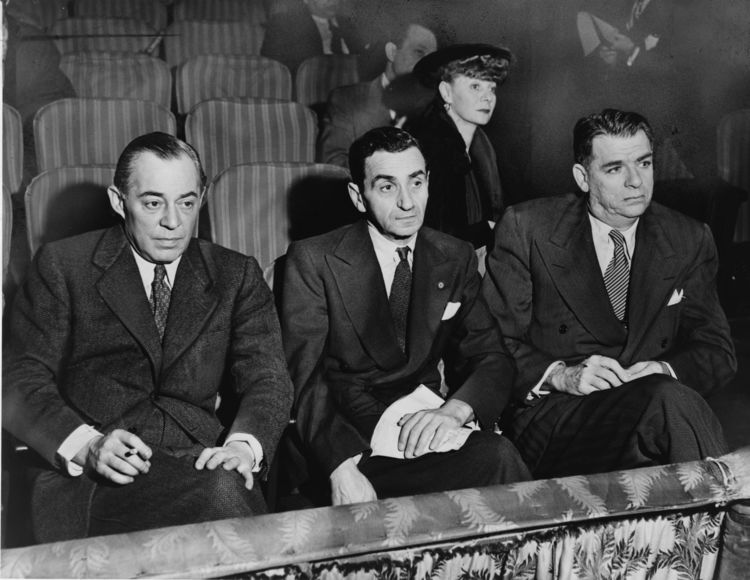 Rodgers (left) and Hammerstein (right) during samples at  St. James Theater