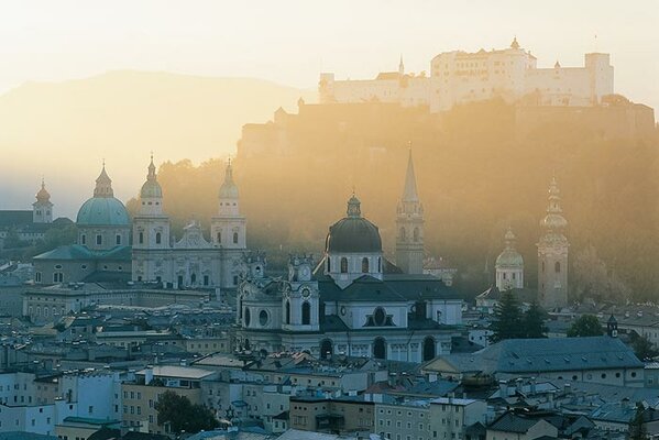 Salzburg in the dawn