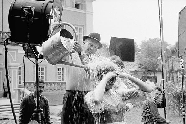Julie Andrews bei den Dreharbeiten © Erich Lessing und Leica Galerie Salzburg